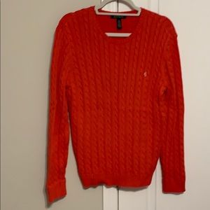 Orange Ralph Lauren Sweater